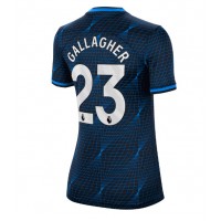Camisa de Futebol Chelsea Conor Gallagher #23 Equipamento Secundário Mulheres 2023-24 Manga Curta
